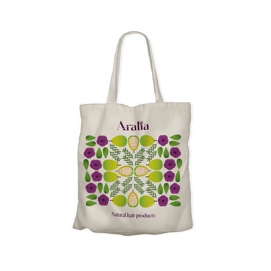 Sac fourre-tout en cotton - Aralia Cosmétique 